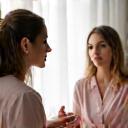 Consultant advising a client on beauty products